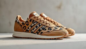 découvrez les sneakers adidas spezial léopard en daim, alliant confort exceptionnel et style audacieux pour un look unique et tendance.