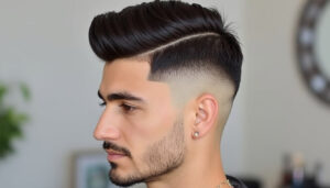 découvrez la cuenta coupe homme, un style tendance avec un dégradé en v moderne pour une allure élégante et contemporaine.