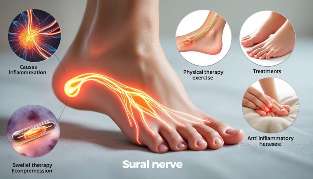 découvrez les causes courantes et les traitements efficaces de la douleur au côté extérieur du pied liée au nerf sural pour mieux comprendre et soulager vos symptômes.