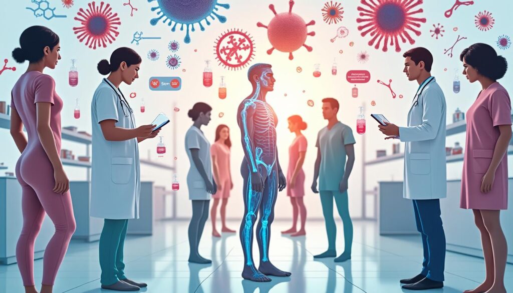 découvrez les causes, symptômes et options de prise en charge de l'hypogammaglobulinémie, une affection immunitaire affectant la production d'anticorps.