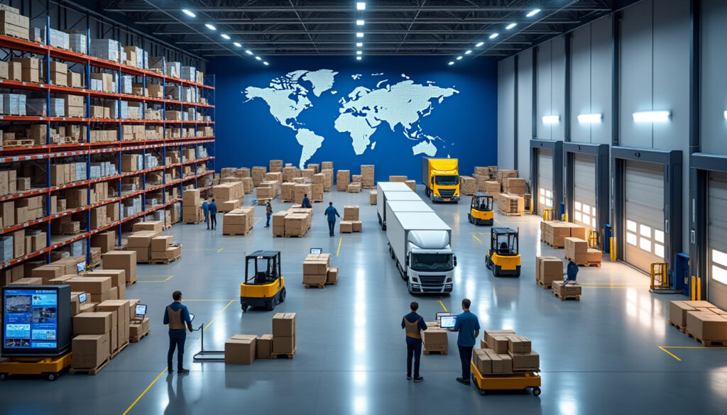 découvrez le fonctionnement d'un entrepôt international et les localisations clés pour optimiser votre logistique mondiale.