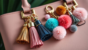 découvrez notre sélection de bijoux de sacs, des accessoires tendance et originaux pour personnaliser et sublimer vos sacs avec style.