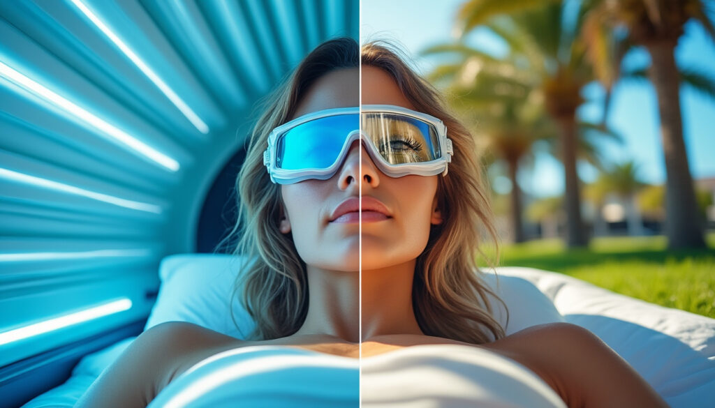 découvrez combien de temps au soleil naturel correspond à 20 minutes d'exposition aux uv artificiels pour mieux protéger votre peau.