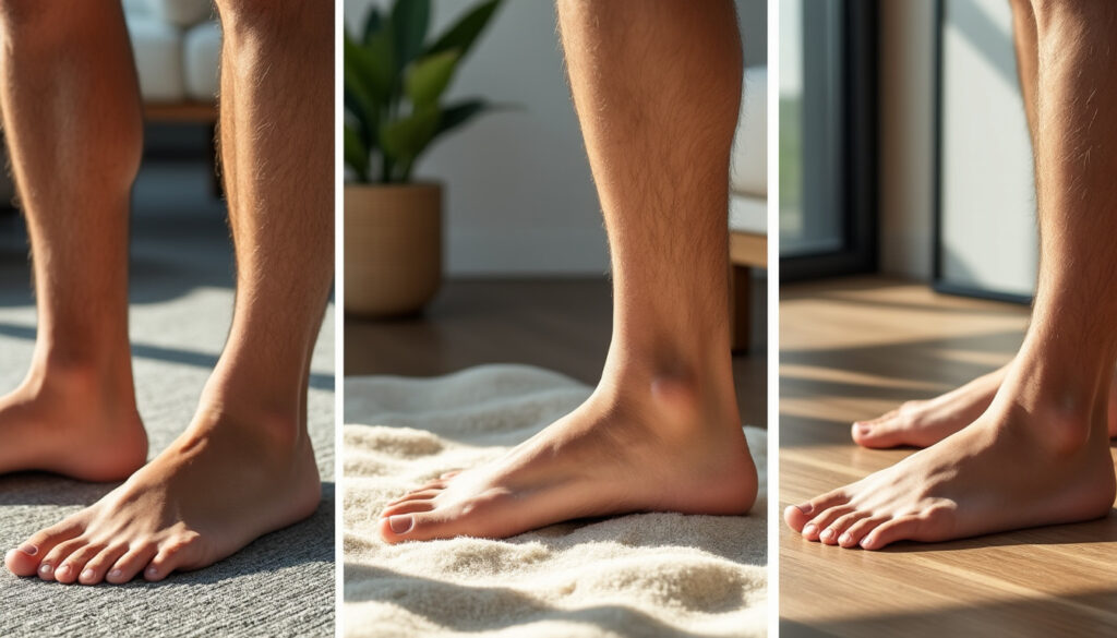 découvrez notre collection de pieds nus pour homme alliant confort et style, parfaits pour toutes les occasions, du quotidien aux moments détente.