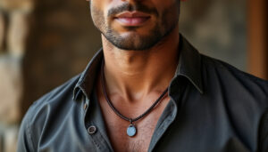 adoptez un style affirmé avec un collier en cuir pour homme, robuste et tendance. découvrez l’accessoire idéal pour compléter vos tenues avec caractère.